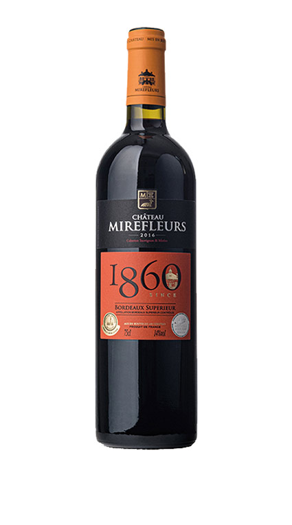 法國蜜合花酒莊1860干紅葡萄酒750mL